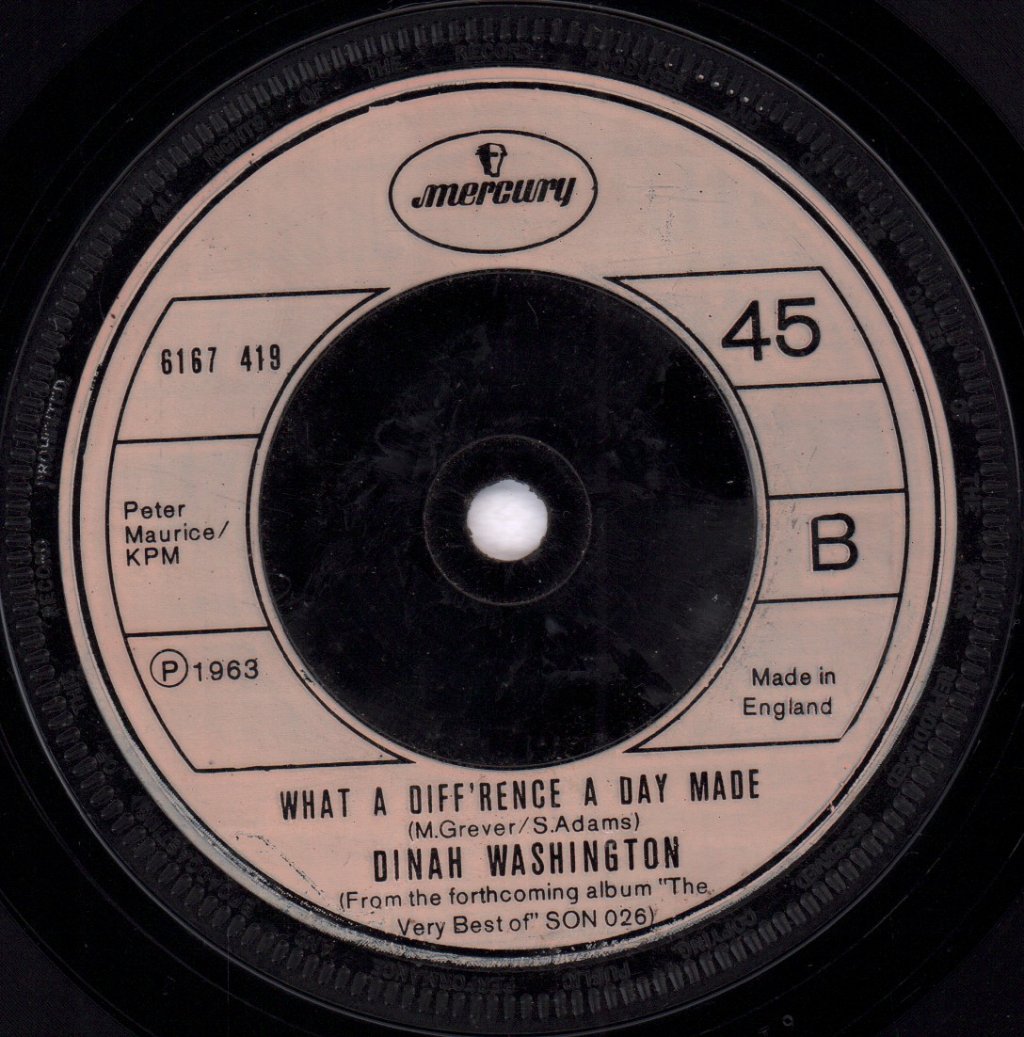 Dinah Washington - September In The Rain - 7 Inch