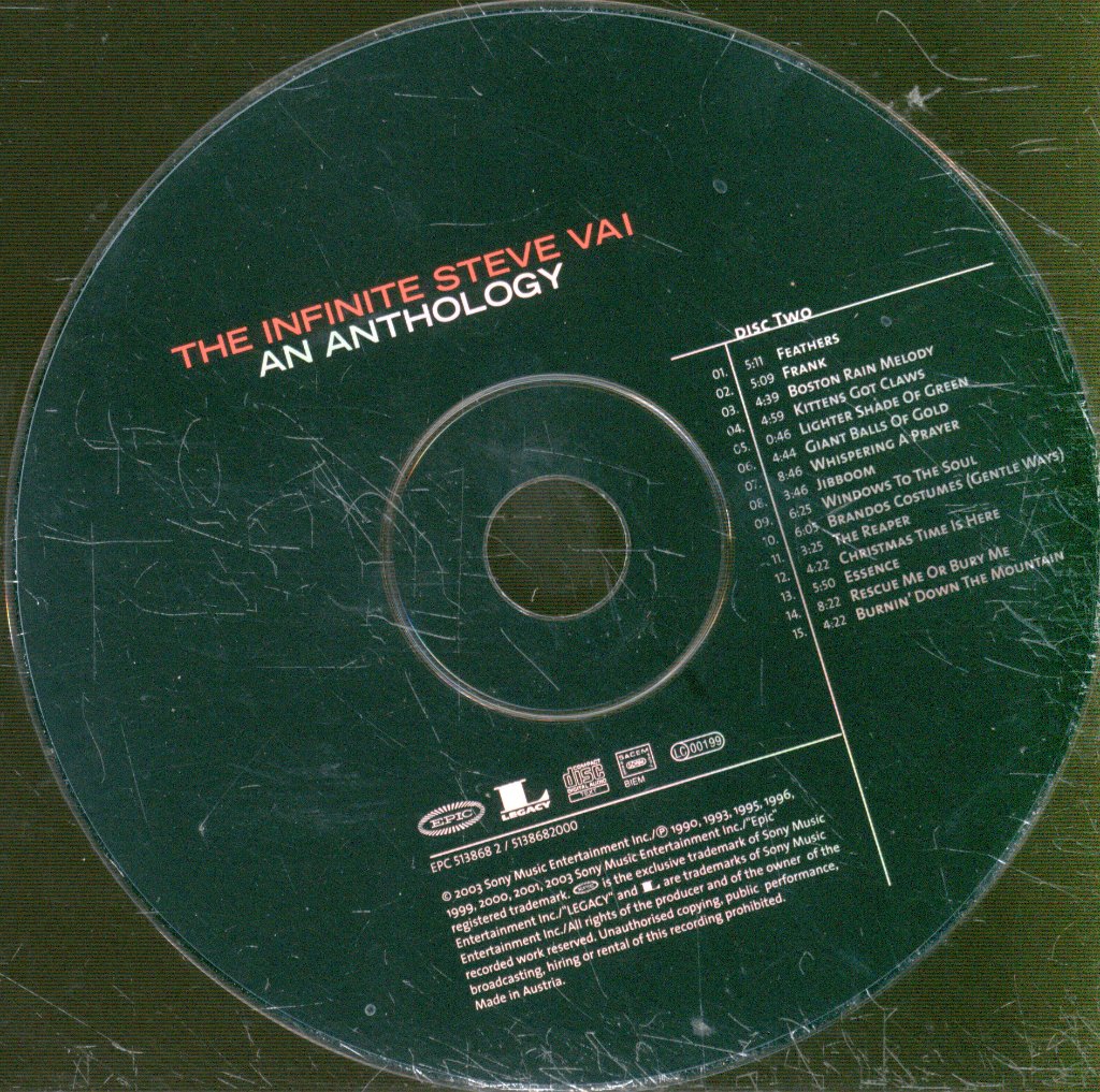 Steve Vai - Infinite Steve Vai (An Anthology) - Double Cd