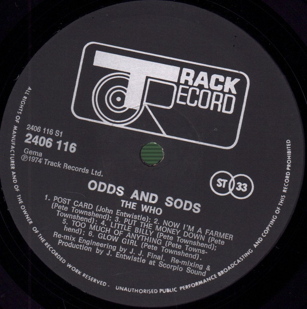Who - Odds & Sods - Lp