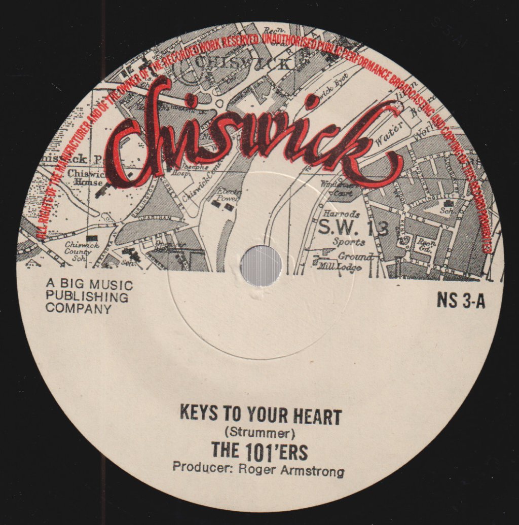 101'Ers - Keys To Your Heart - 7 Inch