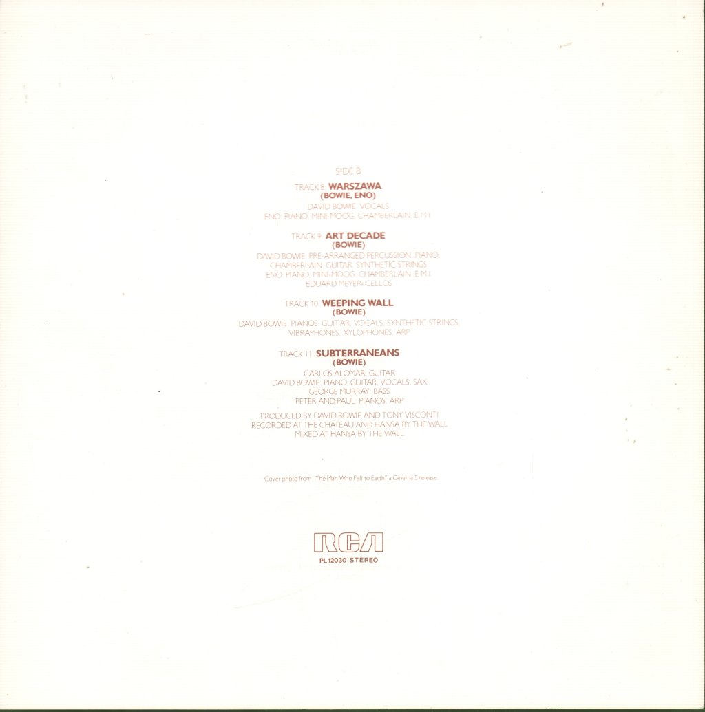 David Bowie - Low - Lp