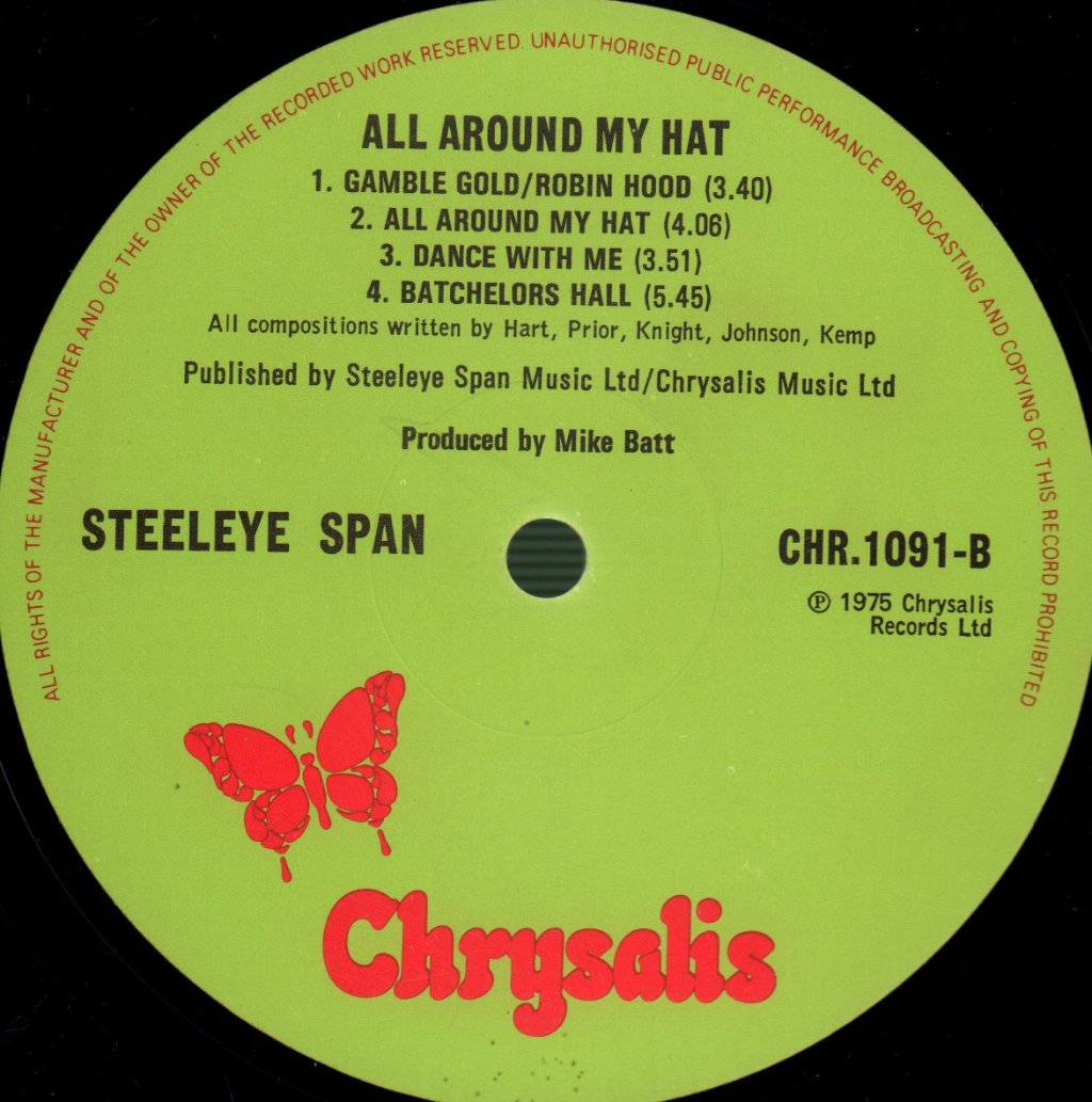 Steeleye Span - All Around My Hat - Lp