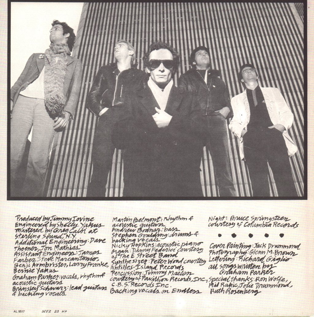 Graham Parker And The Rumour - Up Escalator - Lp