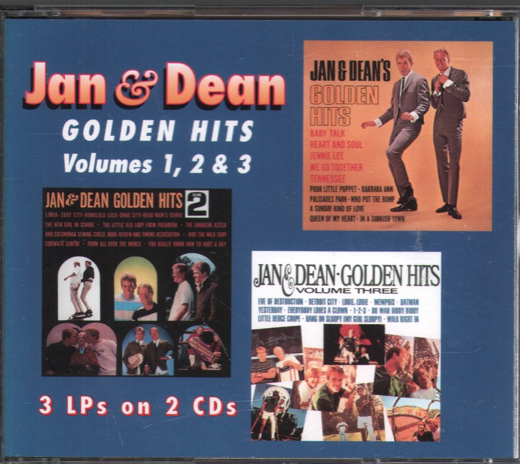 Jan & Dean - Golden Hits Vol. 1, 2 & 3 - Cd Set