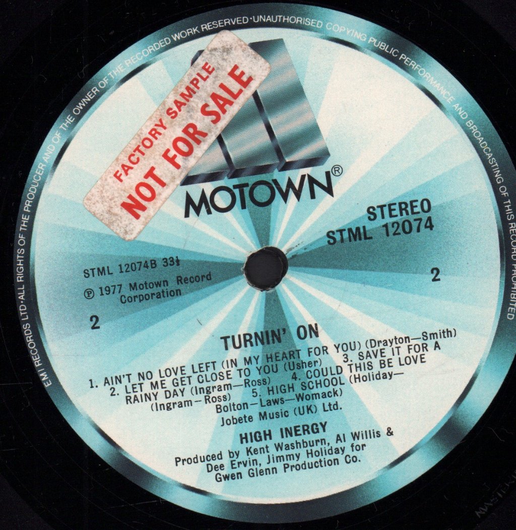 High Inergy - Turnin' On - Lp