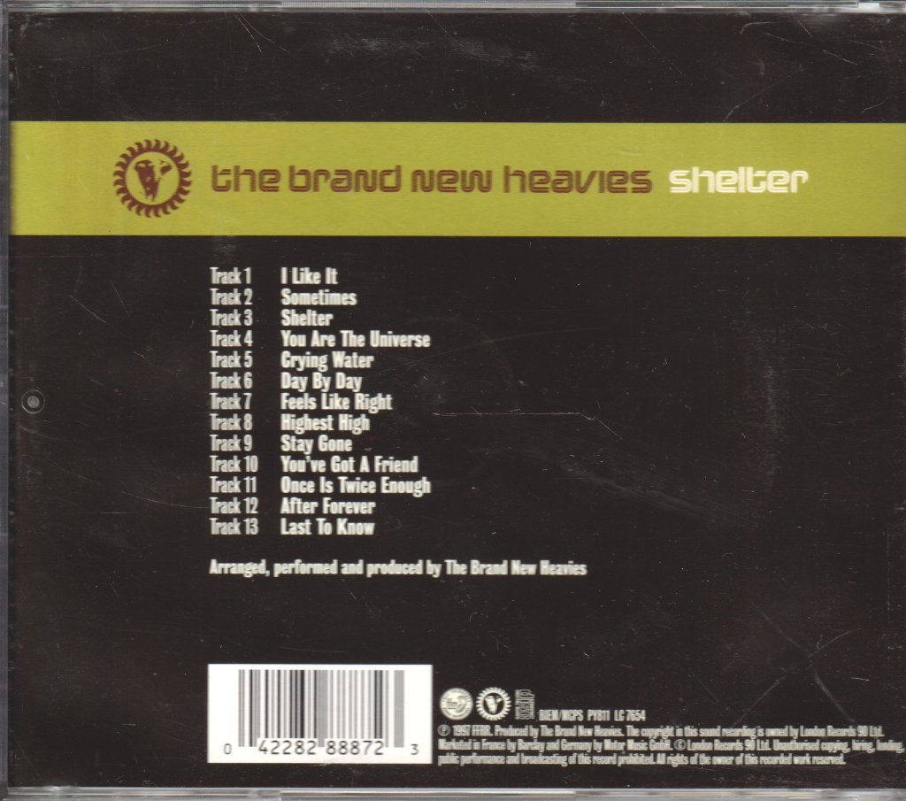 Brand New Heavies - Shelter - Cd