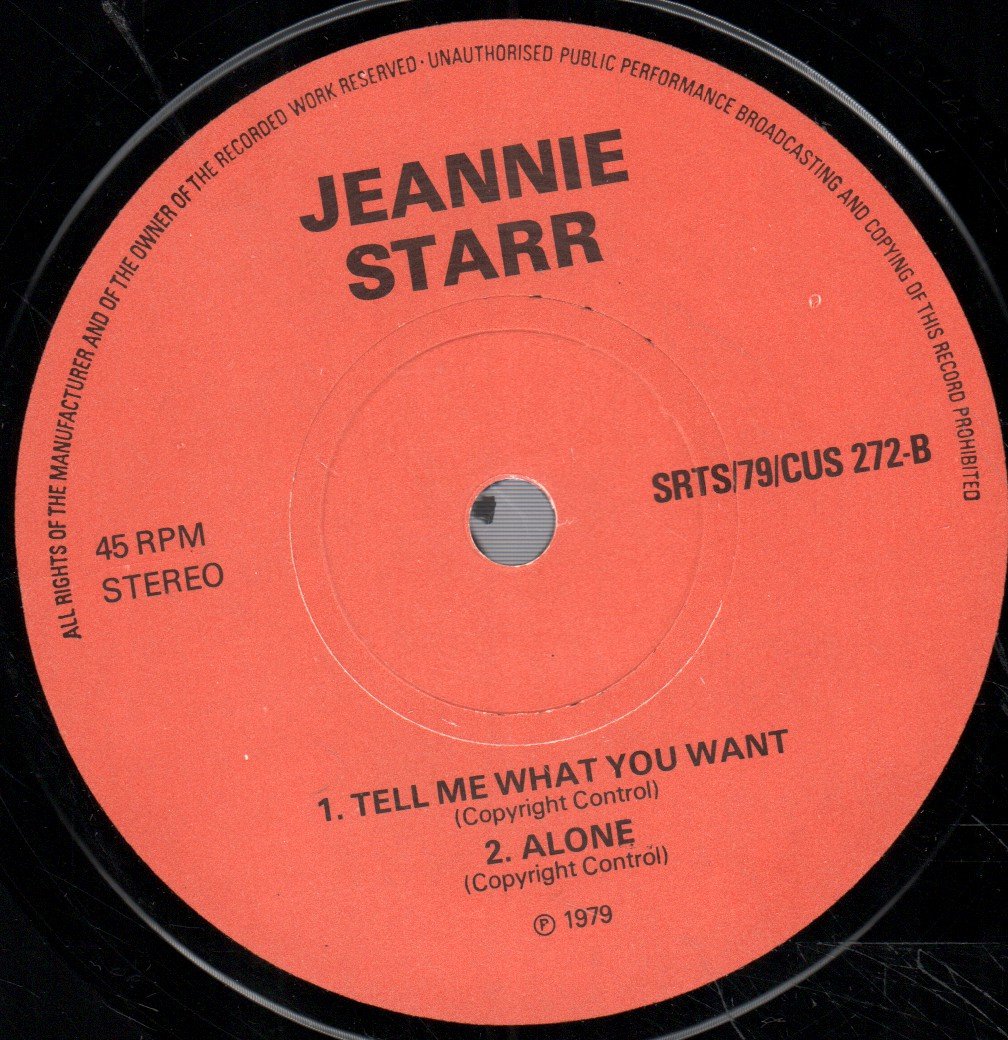 Jeannie Starr - Look Look Look - 7 Inch