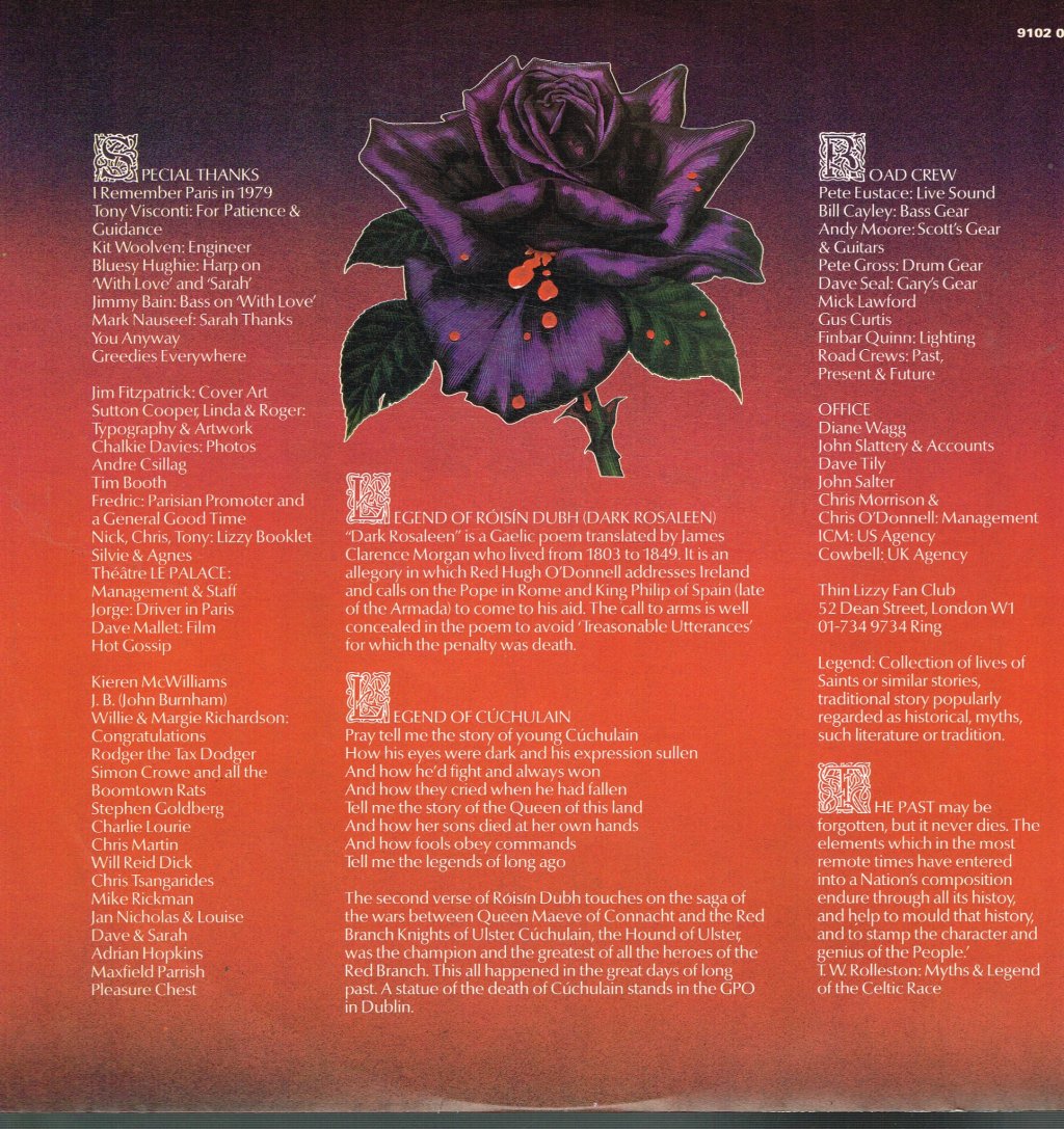 Thin Lizzy - Black Rose - Lp
