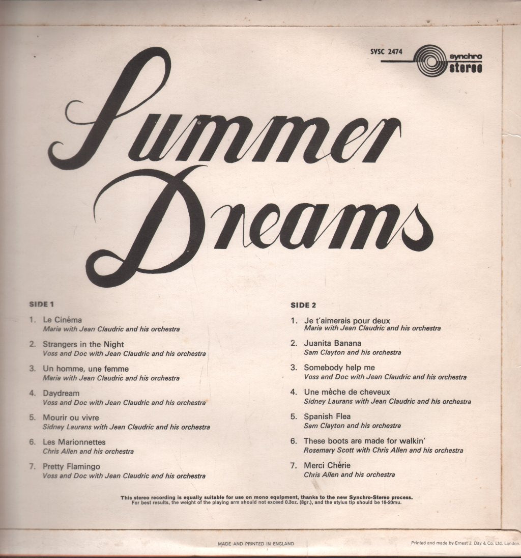 Various Artists - Summer Dreams - Lp