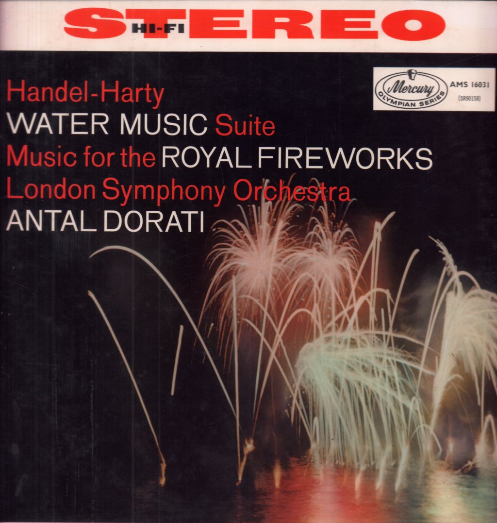 London Symphony Orchestra - Handel-Harty Water Music Suite & Music For The Royal Fireworks - Lp