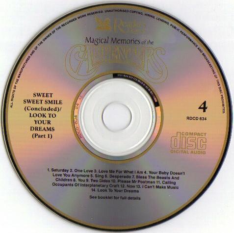 Carpenters - Magical Memories Of The Carpenters - Cd Set