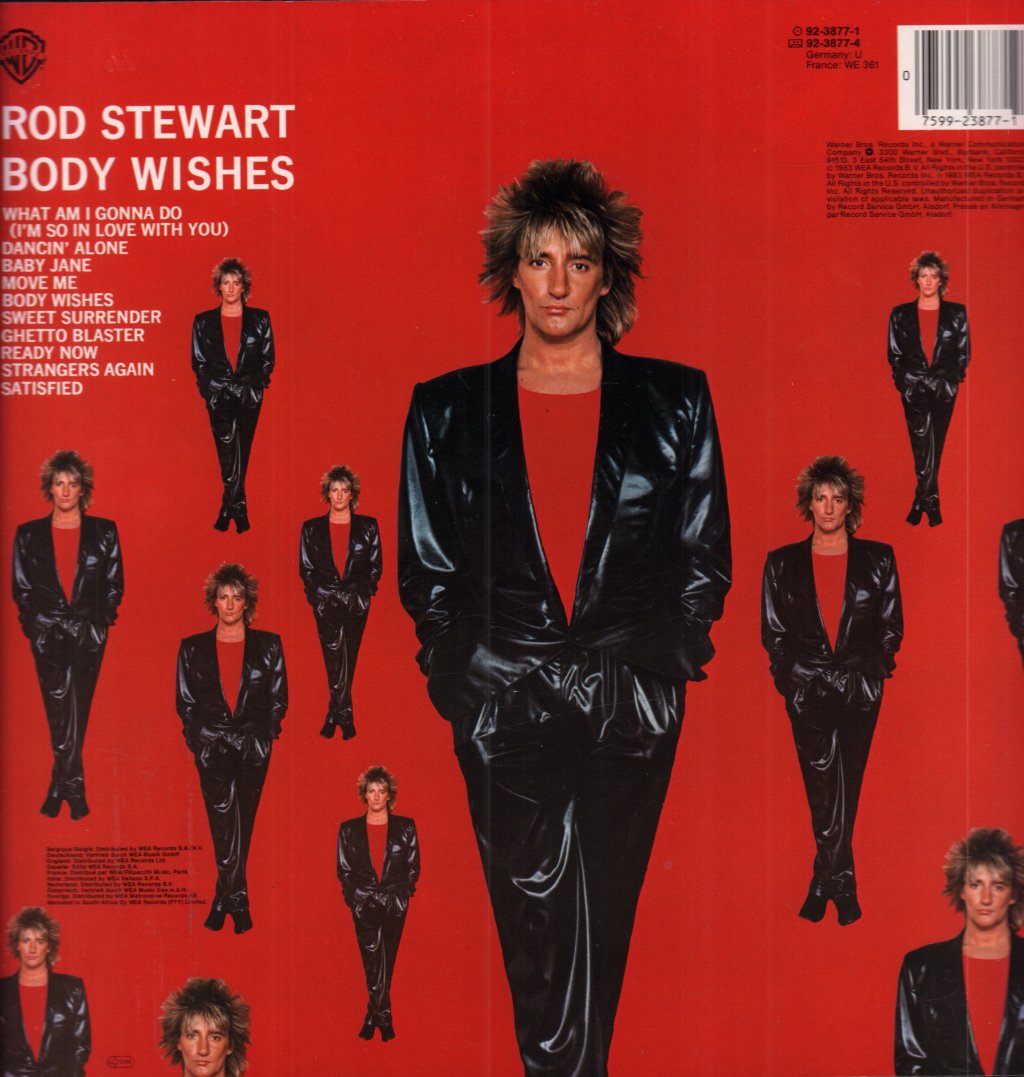 Rod Stewart - Body Wishes - Lp