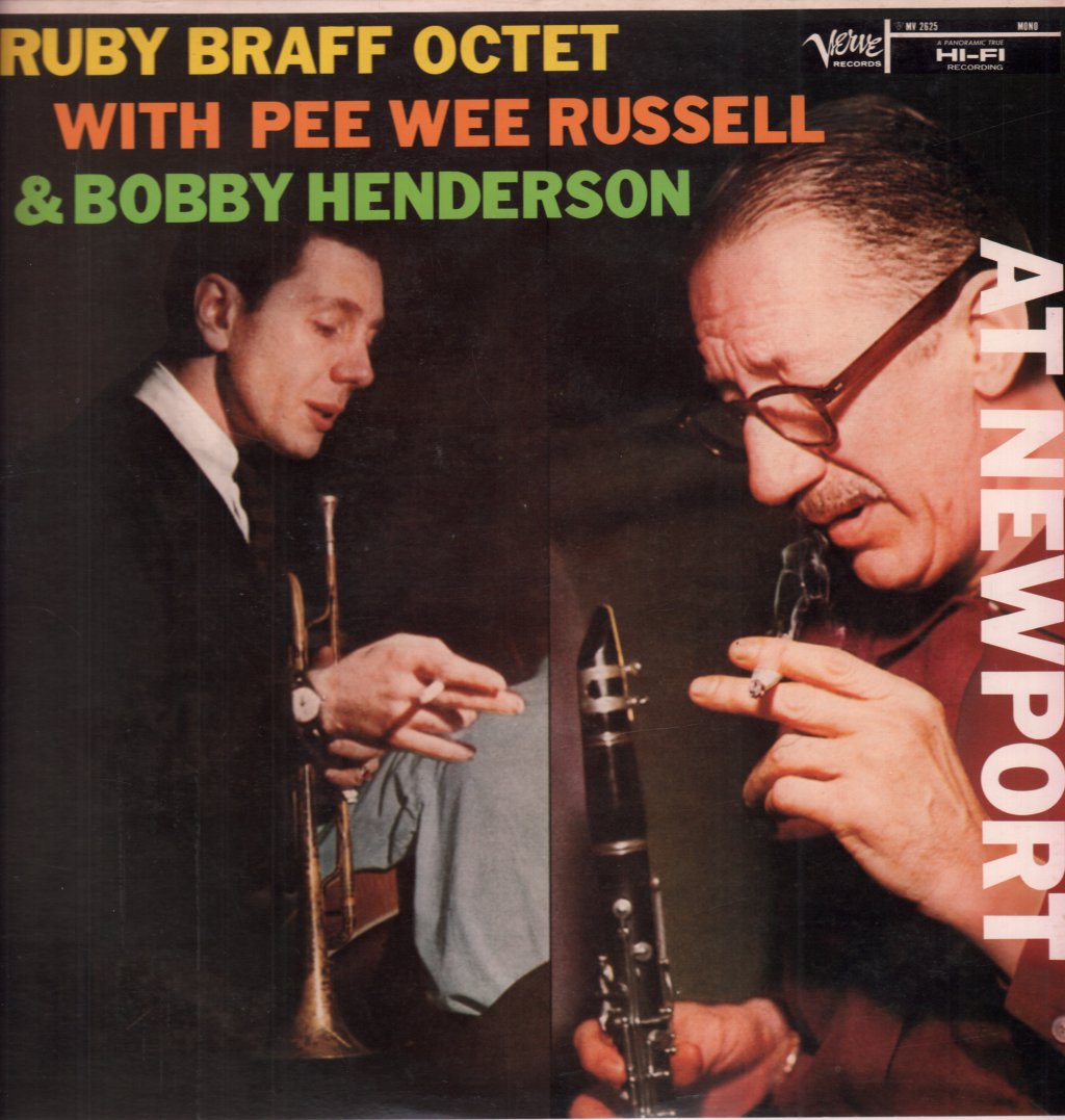 Ruby Braff Octet With Pee Wee Russell & Bobby Henderson - At Newport - Lp