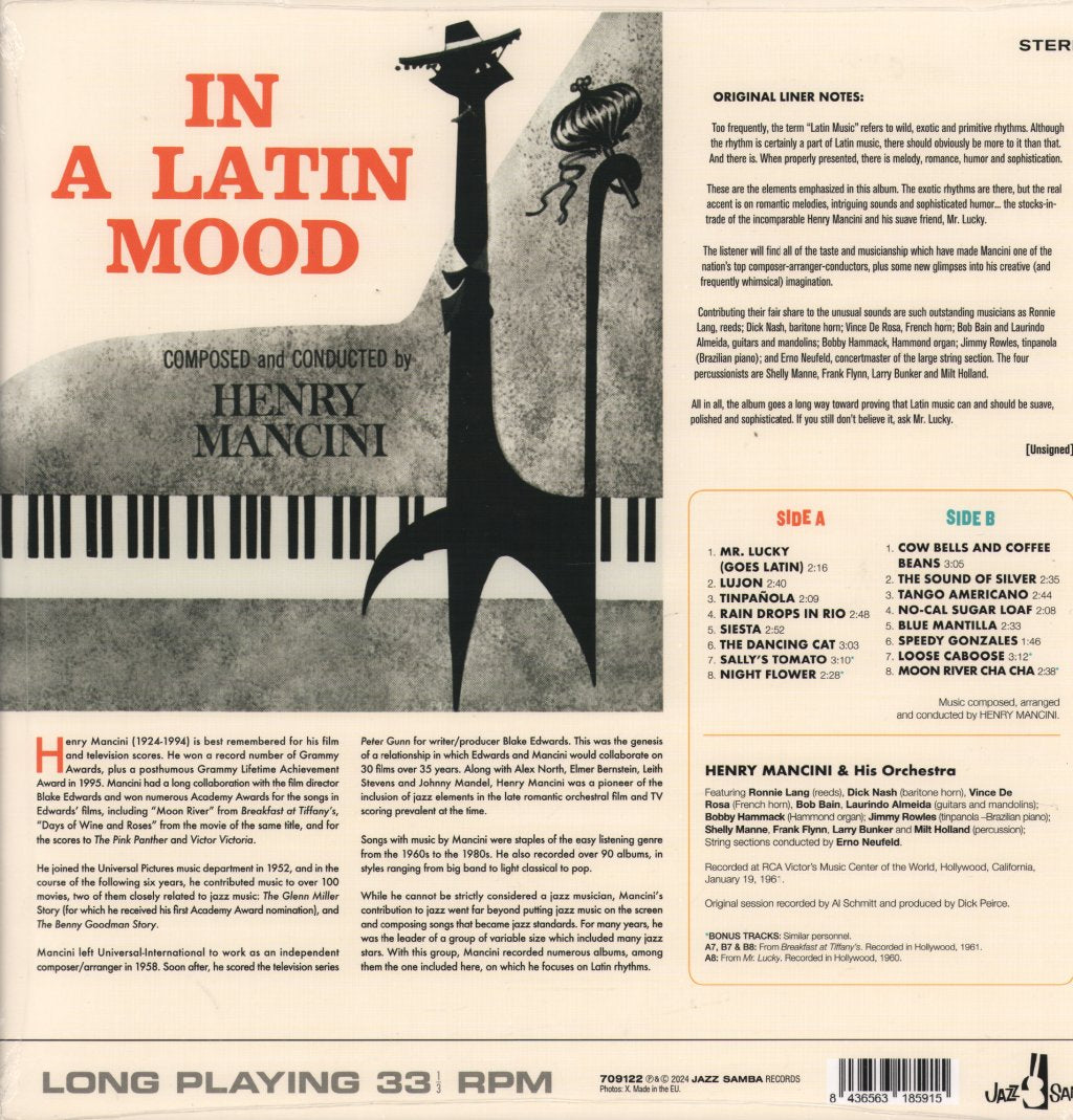 Henry Mancini - In A Latin Mood - Lp
