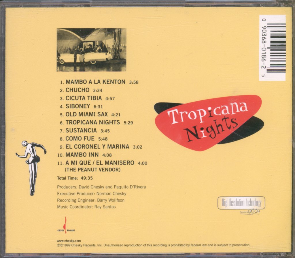 Paquito D'rivera - Tropicana Nights - Cd