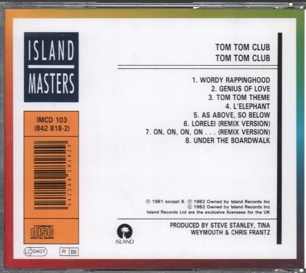 Tom Tom Club - Tom Tom Club - Cd