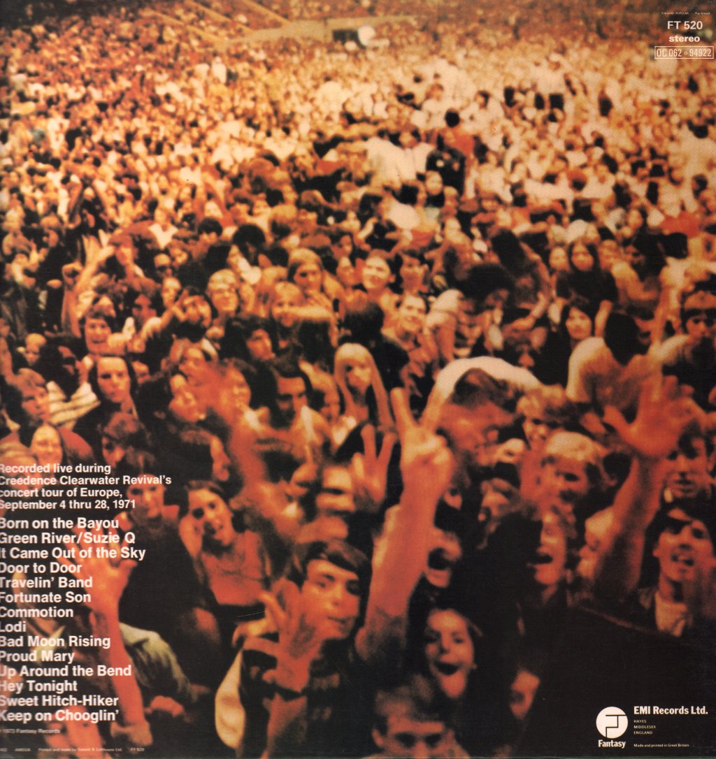 Creedence Clearwater Revival - Live In Europe - Lp