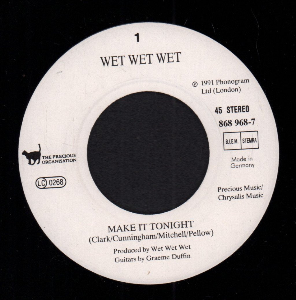 Wet Wet Wet - Make It Tonight - 7 Inch