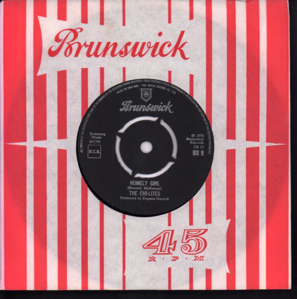 Chi-Lites - Homely Girl - 7 Inch