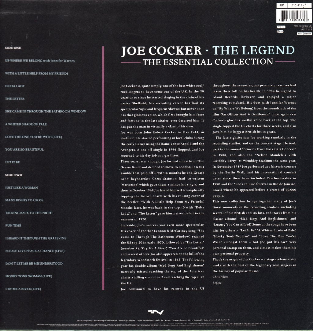 Joe Cocker - Legend (Essential Collection) - Lp
