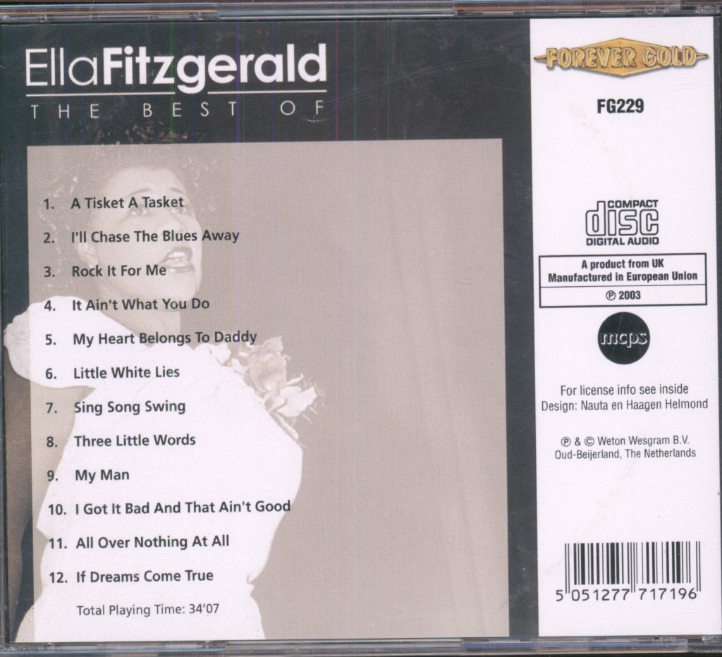 Ella Fitzgerald - Best Of - Cd