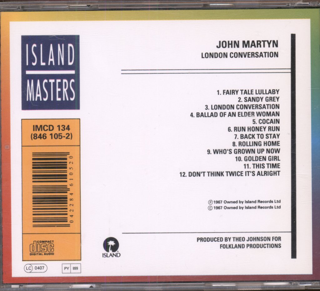 John Martyn - London Conversation - Cd