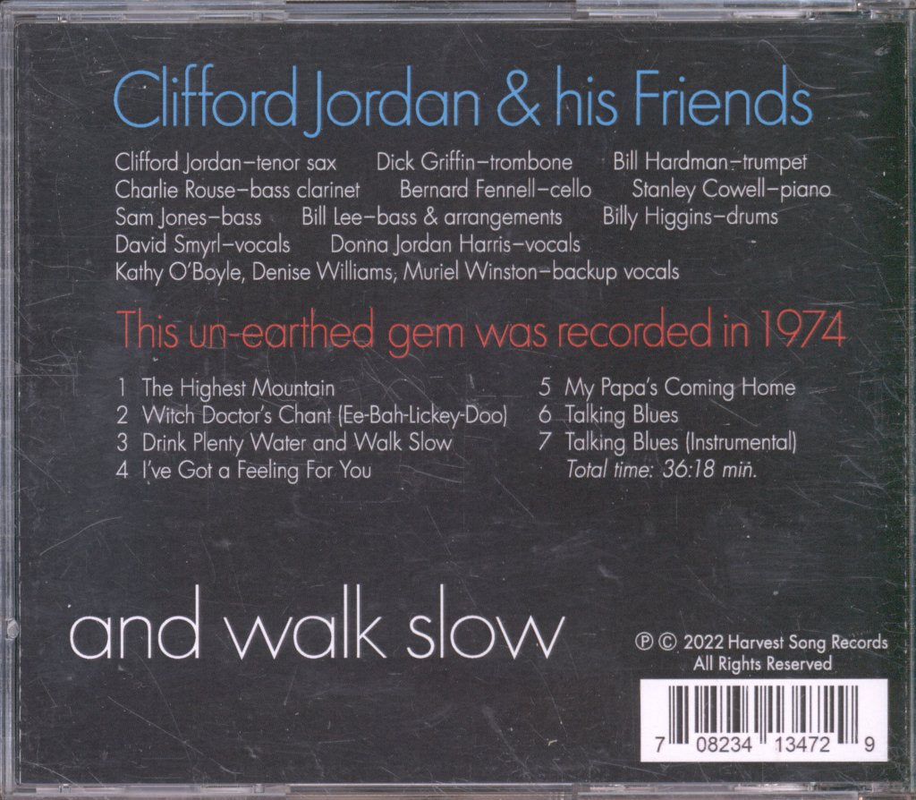 Clifford Jordan - Drink Plenty Water - Cd