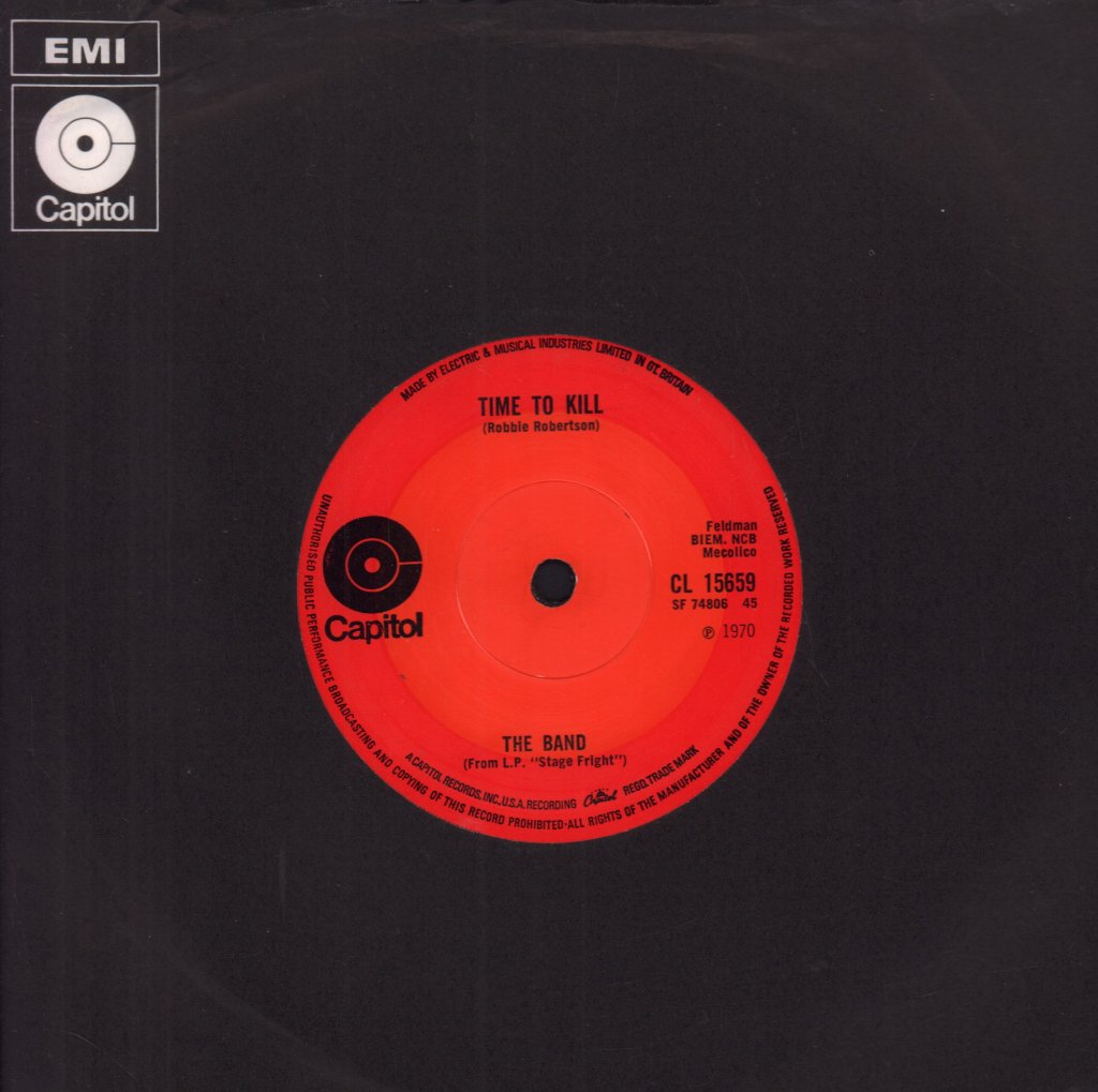 Band - Time To Kill - 7 Inch
