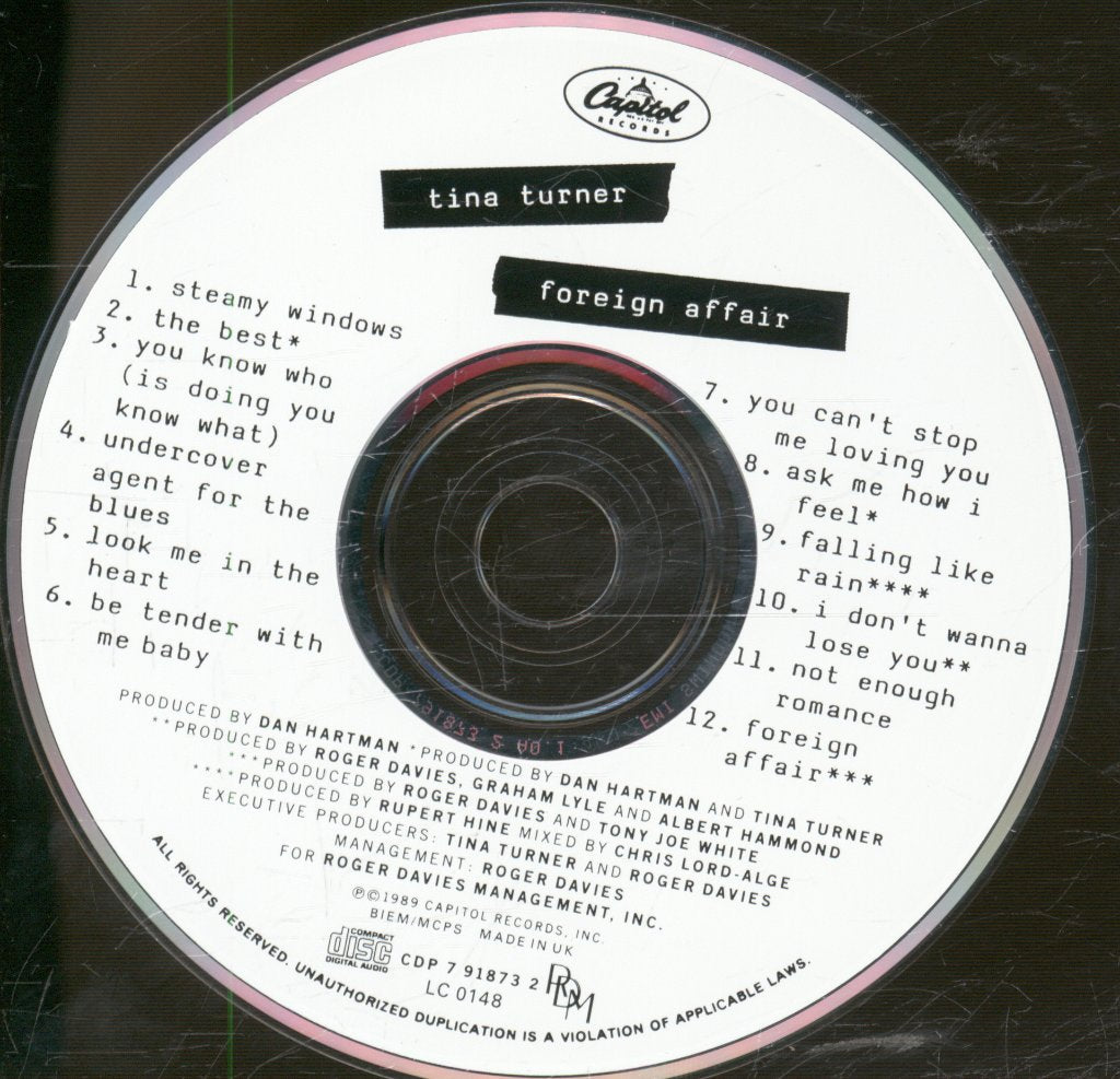 Tina Turner - Foreign Affair - Cd