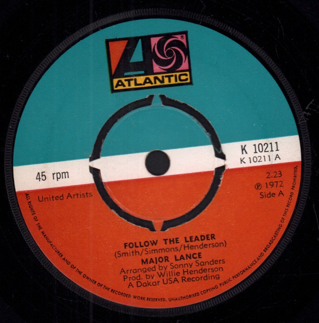 Major Lance - Follow The Leader - 7 Inch