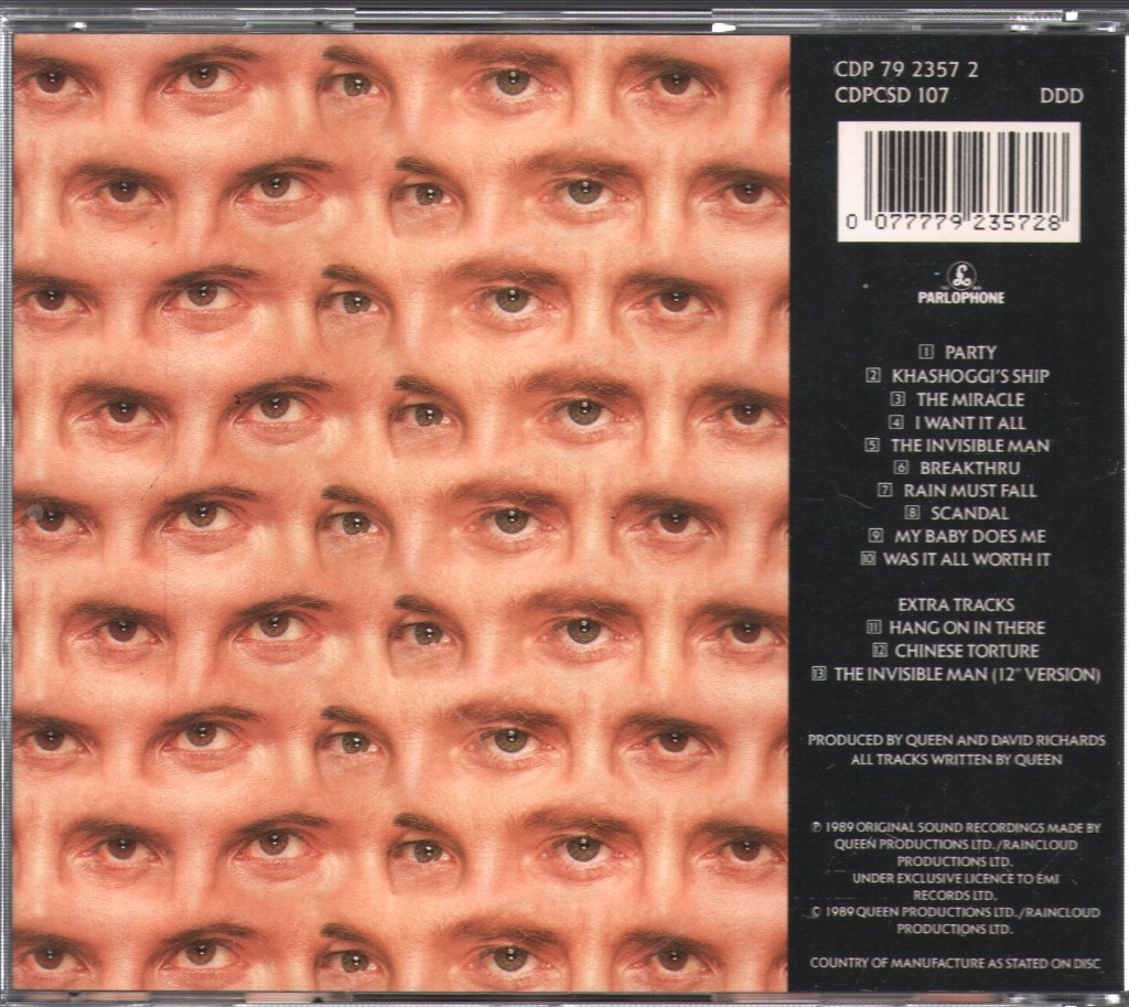 Queen - The Miracle - Cd