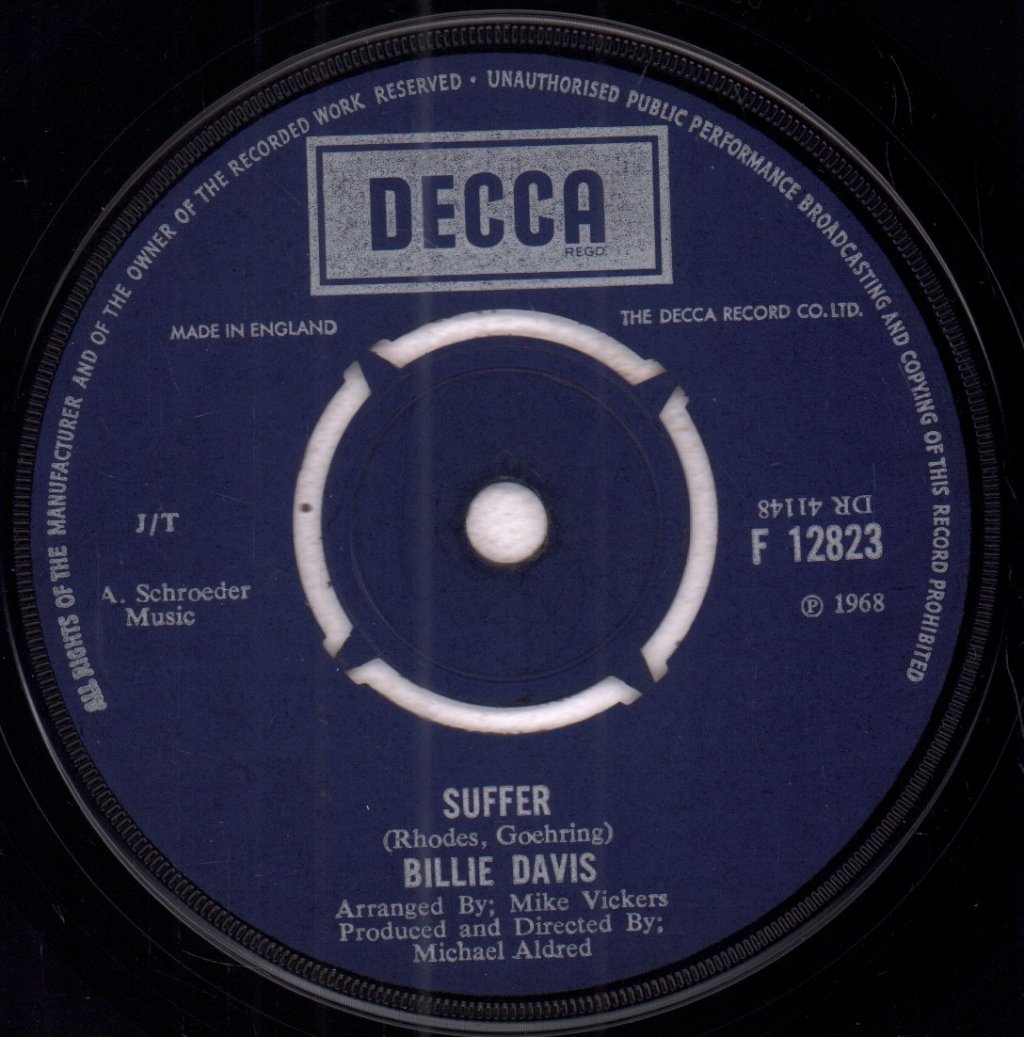 Billie Davis - I Want You To Be My Baby - 7 Inch