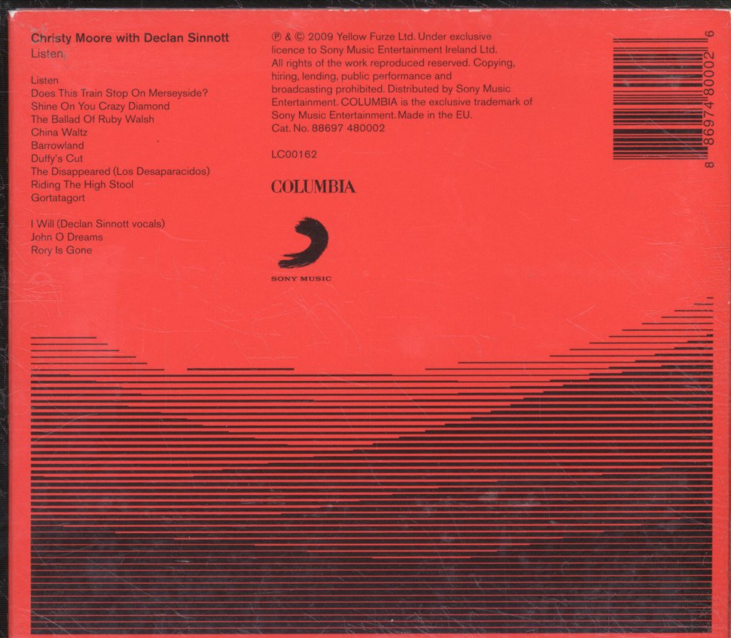 Christy Moore - Listen - Cd