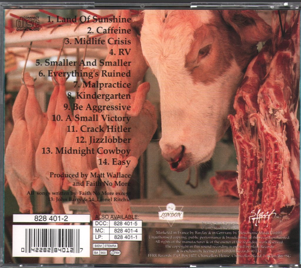 Faith No More - Angel Dust - Cd