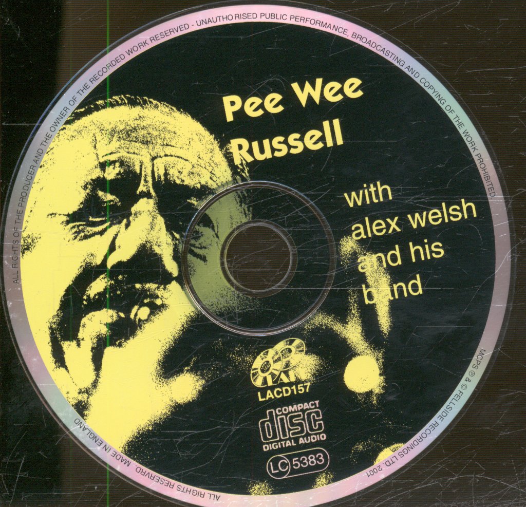 Pee Wee Russell - Pee Wee Russell With Alex Welsh & His Band - Cd