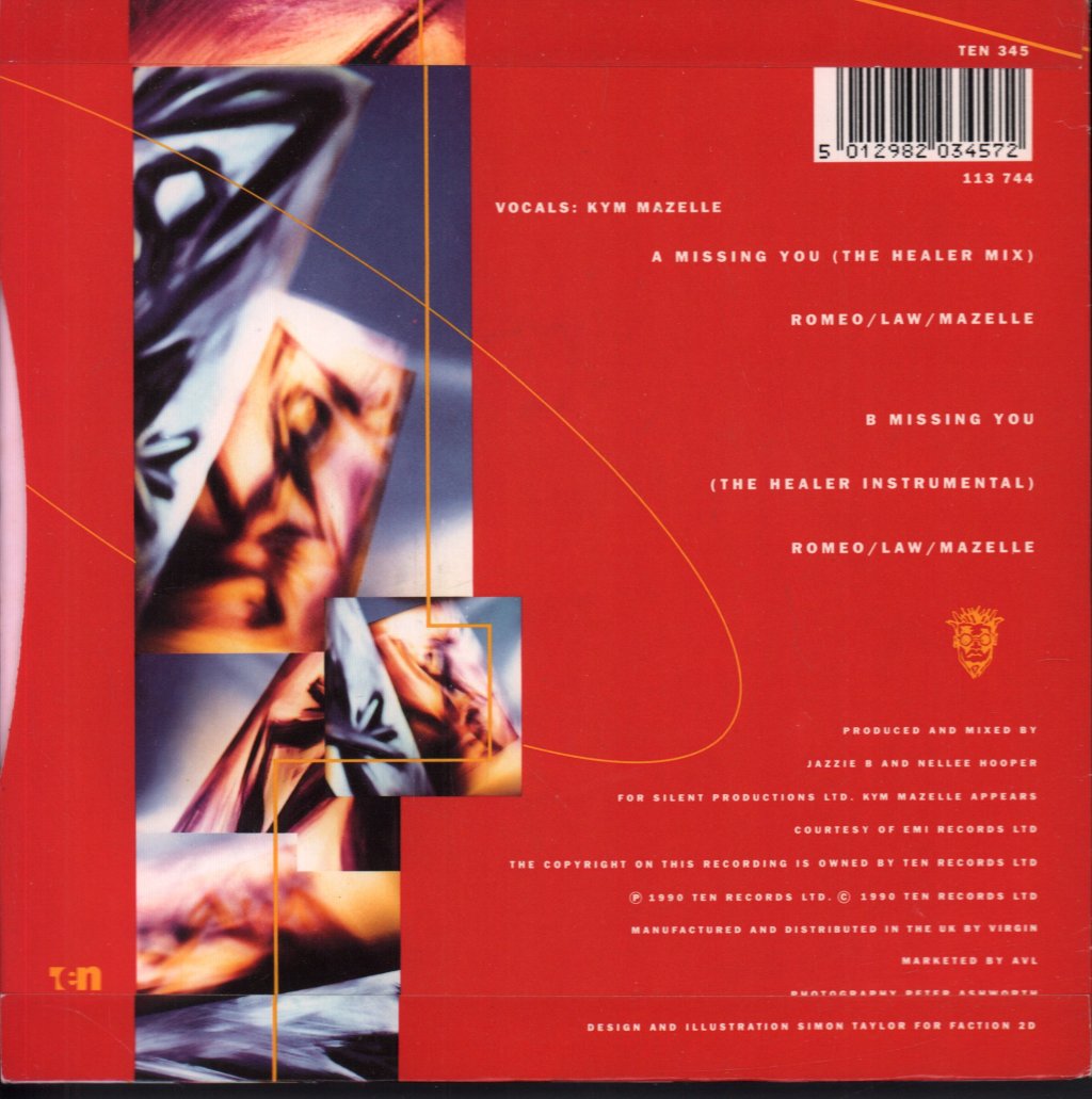 Soul II Soul - Missing You - 7 Inch