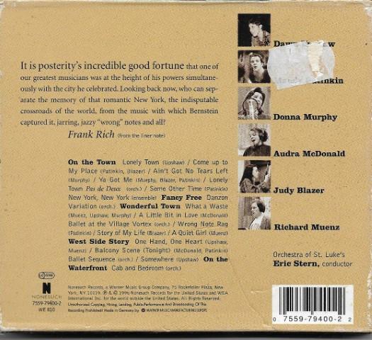 Orchestra Of St. Luke's, Eric Stern - Leonard Bernstein's New York - Cd