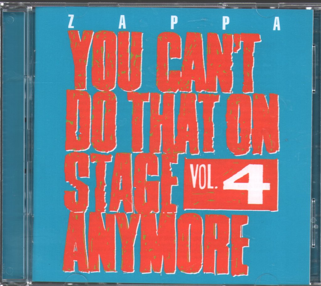 Frank Zappa - You Can't Do That On Stage Anymore Vol. 4 - Double Cd