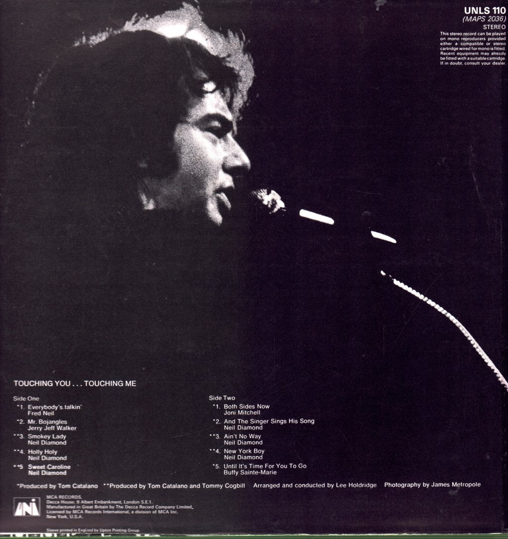 Neil Diamond - Touching You Touching Me - Lp