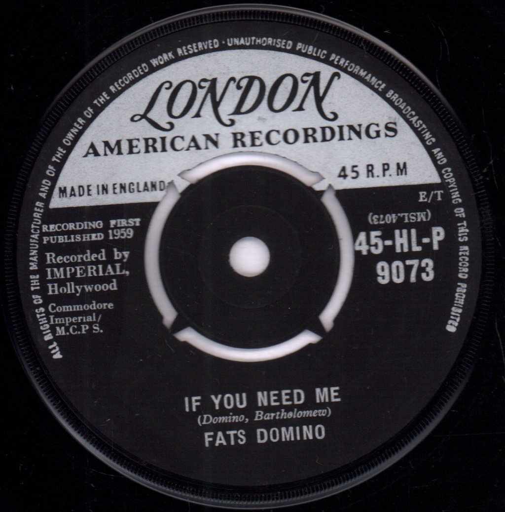 Fats Domino - country boy - 7 Inch