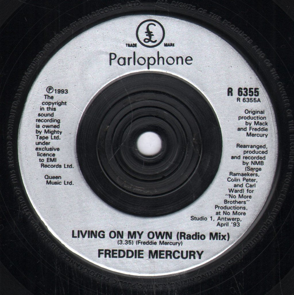 Freddie Mercury - Living On My Own - 7 Inch