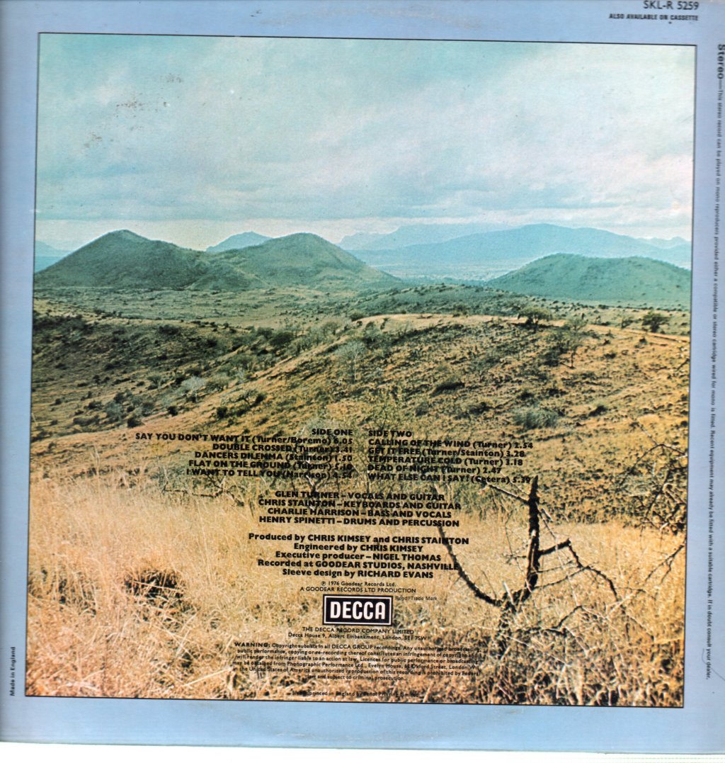 Chris Stainton/Glenn Turner - Tundra - Lp