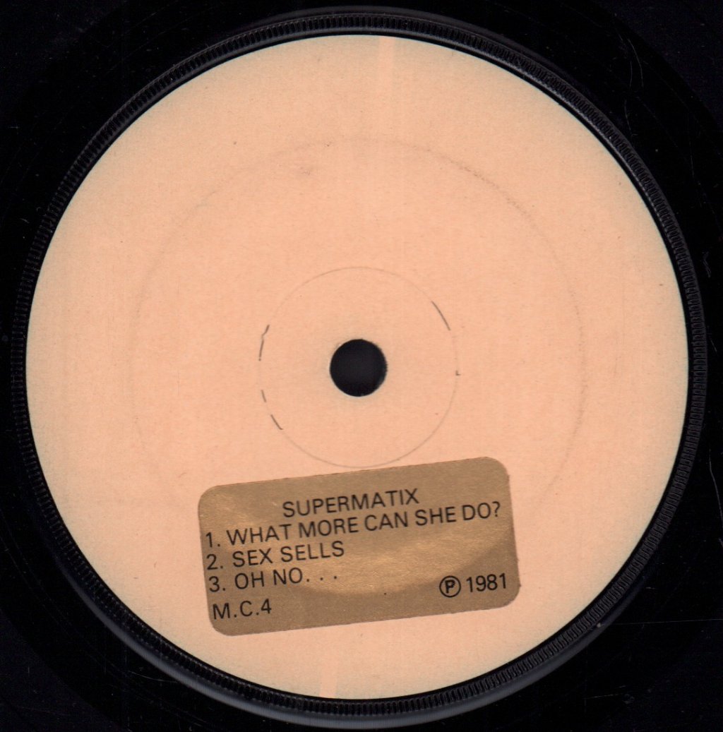 Supermatix - Bad Timing - 7 Inch