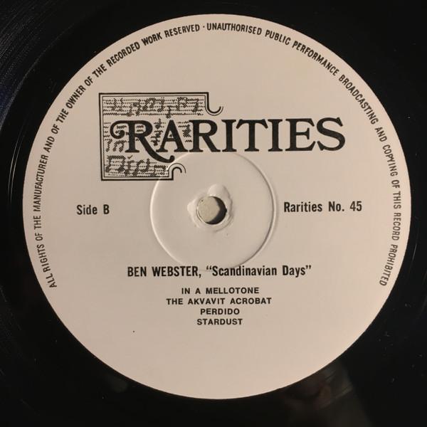 Ben Webster - Scandinavian Days - Lp