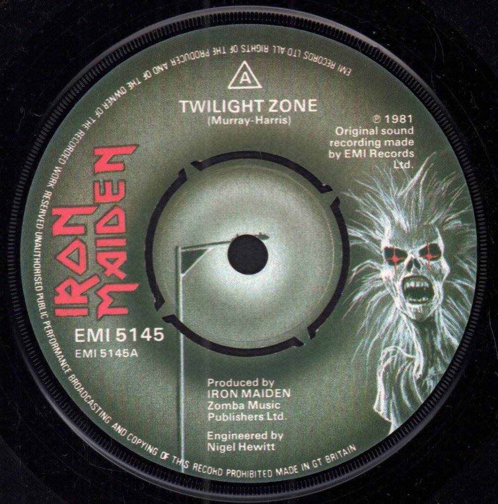 Iron Maiden - Twilight Zone - 7 Inch