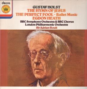 Sir Adrian Boult / Bbc Symphony Orchestra & Bbc Chorus - Gustav Holst - Hymn Of Jesus / Perfect Fool - Lp