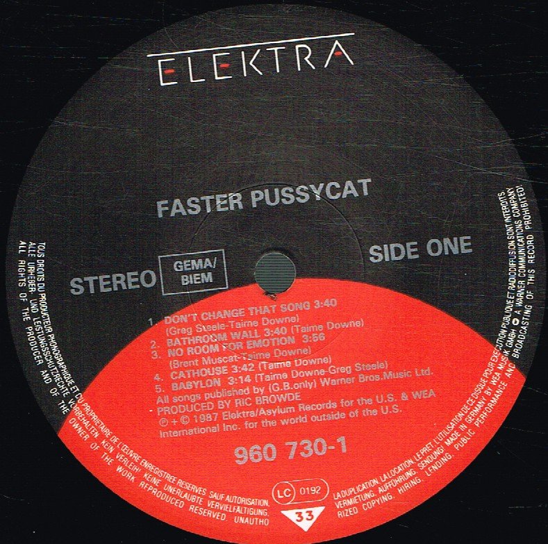 Faster Pussycat - Faster Pussycat - Lp