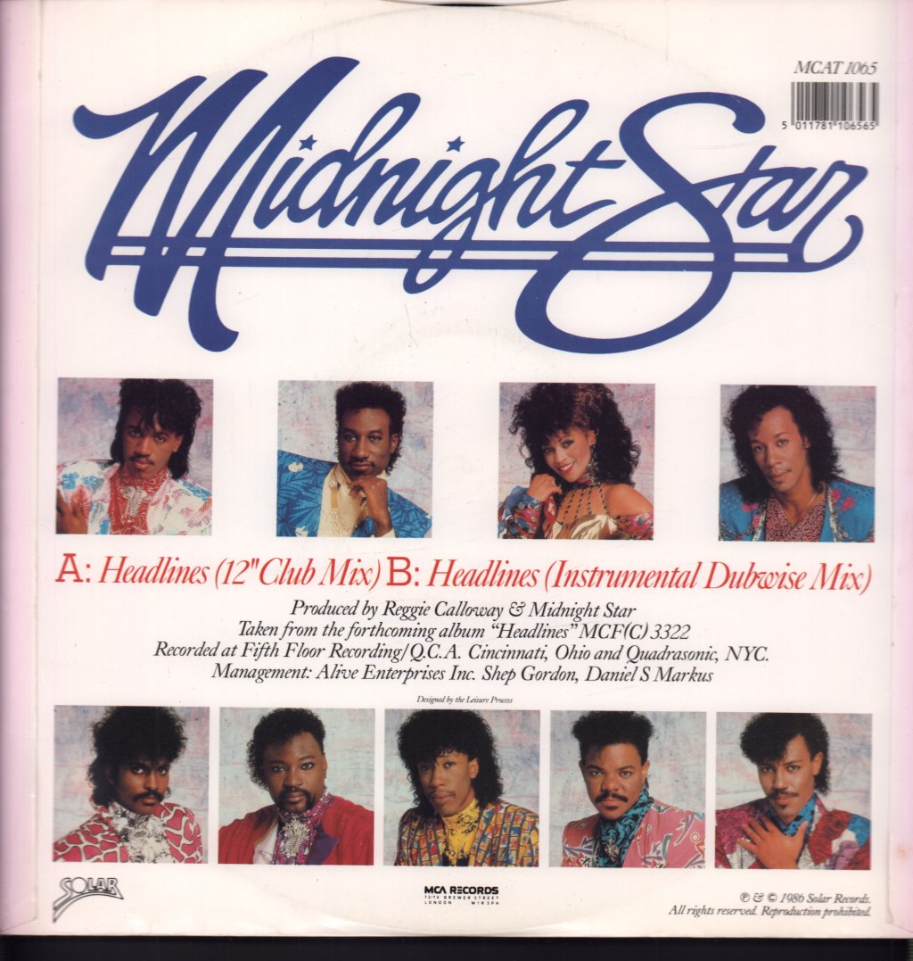 Midnight Star - Headlines - 12 Inch