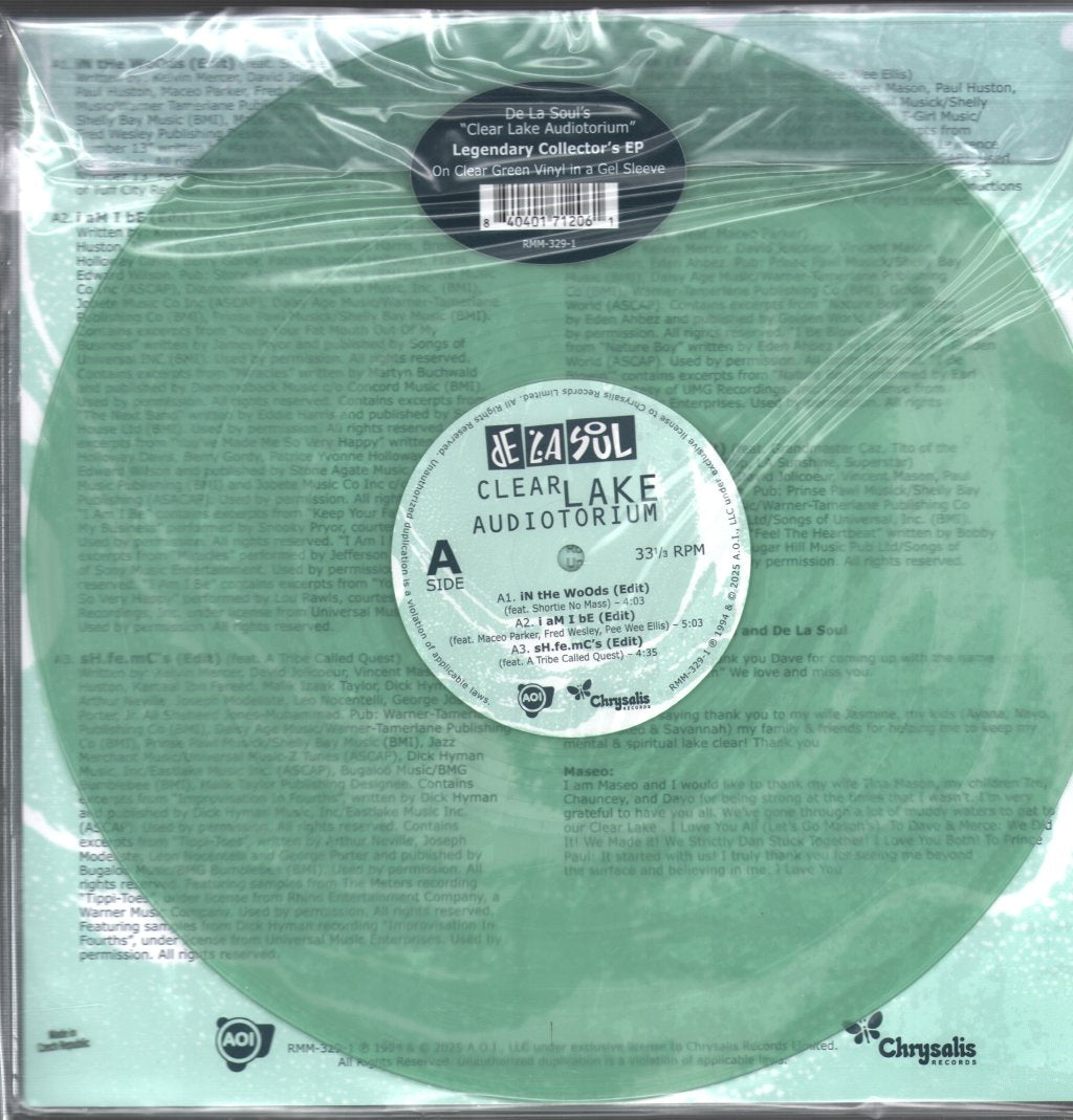 De La Soul - Clear Lake Audiotorium - 12 Inch