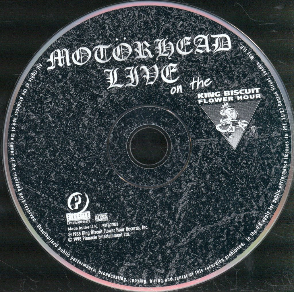 Motorhead - Live On The King Biscuit Flower Hour - Cd